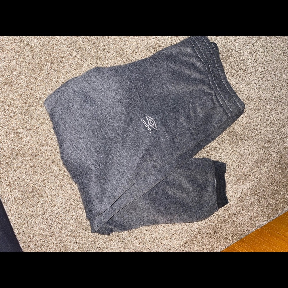 Grey umbra jogger sweat pants